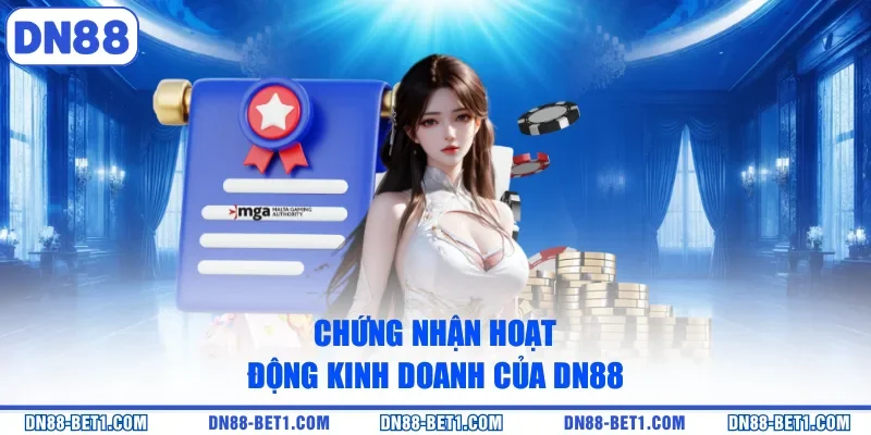 Chứng nhận hoạt động kinh doanh của DN88