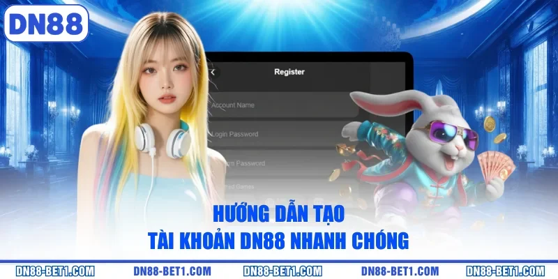 Hướng dẫn tạo tài khoản DN88 nhanh chóng