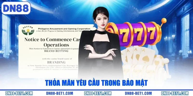 Thỏa mãn yêu cầu trong bảo mật